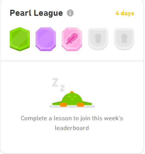Gamification Element: Rangliste